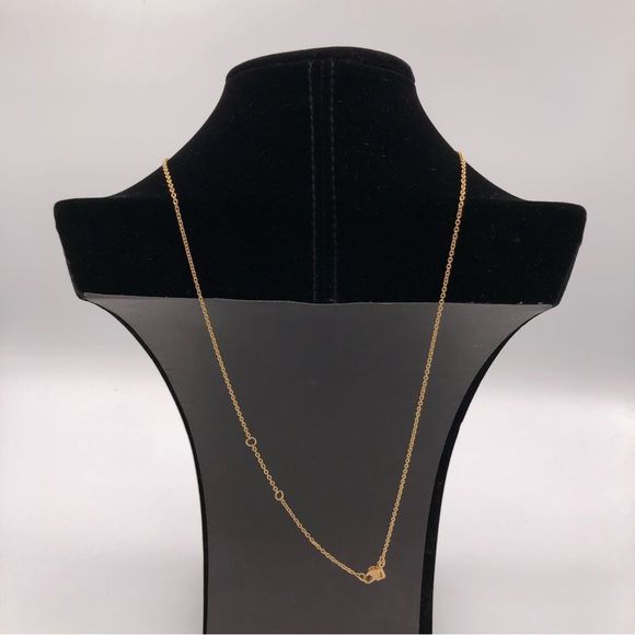 Rebecca Minkoff Open Sphere Gold Y Necklace Lariat Turquoise Pendant Crystal - Picture 6 of 10